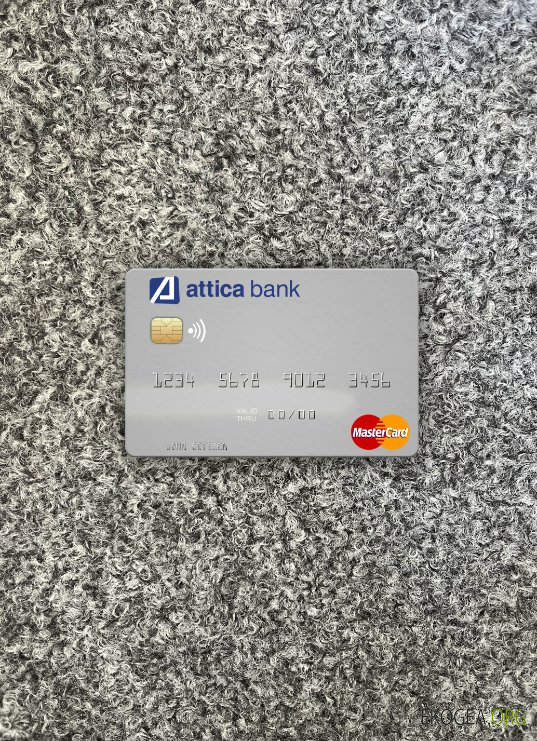 Grèce Attica Bank mastercard photolook ,